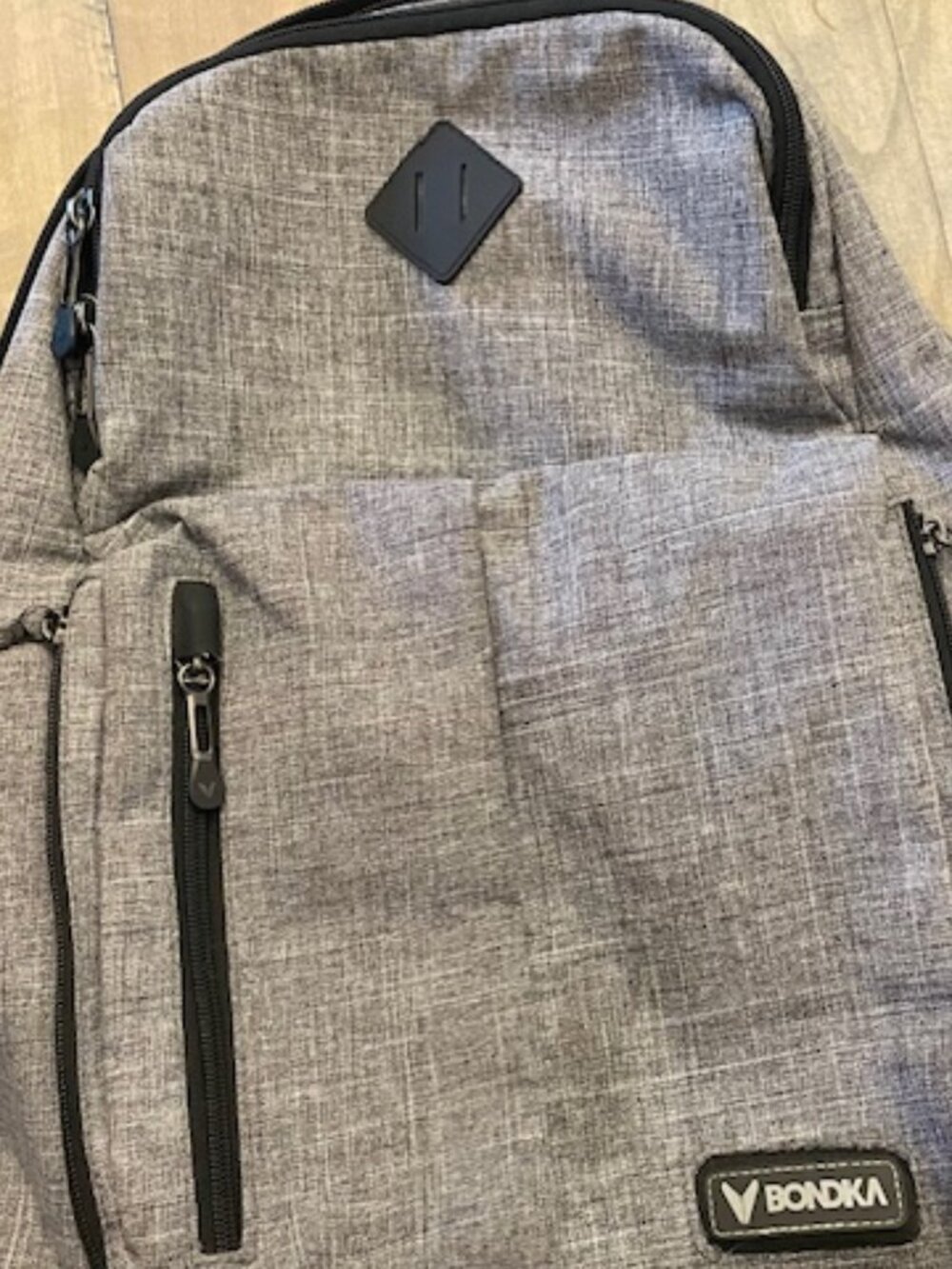 Large gray Bondka backpack